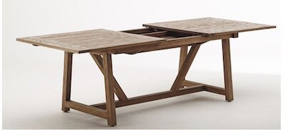 Sika design langbord med udtræk i eksklusiv kvalitet og design