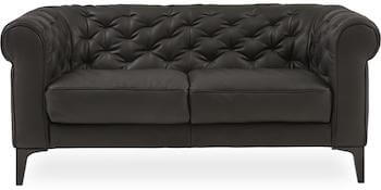 Natuzzi C005 2 personers læder sofa med indsyninger