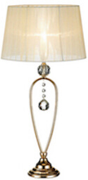 Markslöjd Christinehof krystal bordlampe med hyggeligt lys