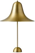 Verner Panton Pantop klassisk og enkel bordlampe