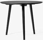 &Tradition SK3 Ø90 cm sort rundt bord designet af Sami Kallio