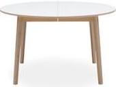 Besalu hvid spisebord med udtræk i str. 130 x 76 cm